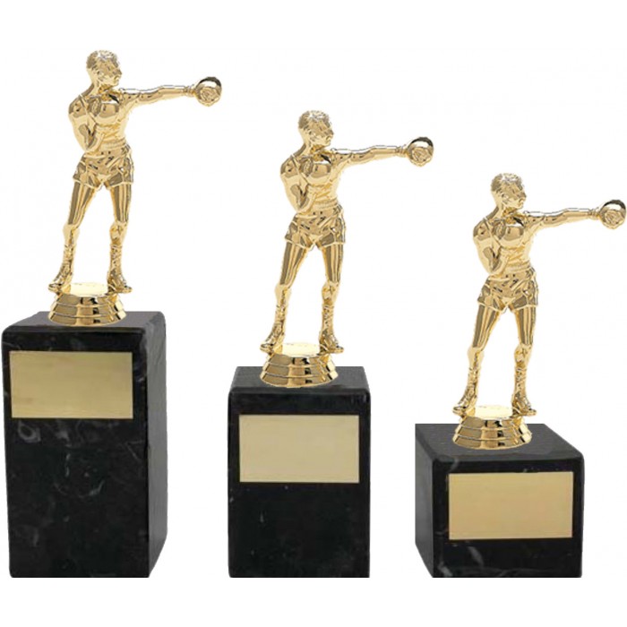 CLASSIC BOXING FIGURE TROPHY 3 SIZES STARTING FROM 6.5''